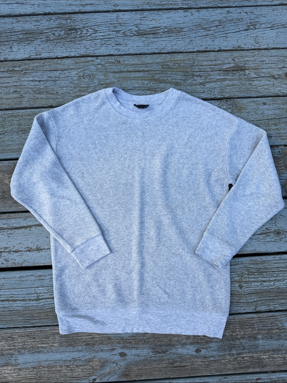 Topshop Maternity Crewneck Sweatshirt - Light Gray